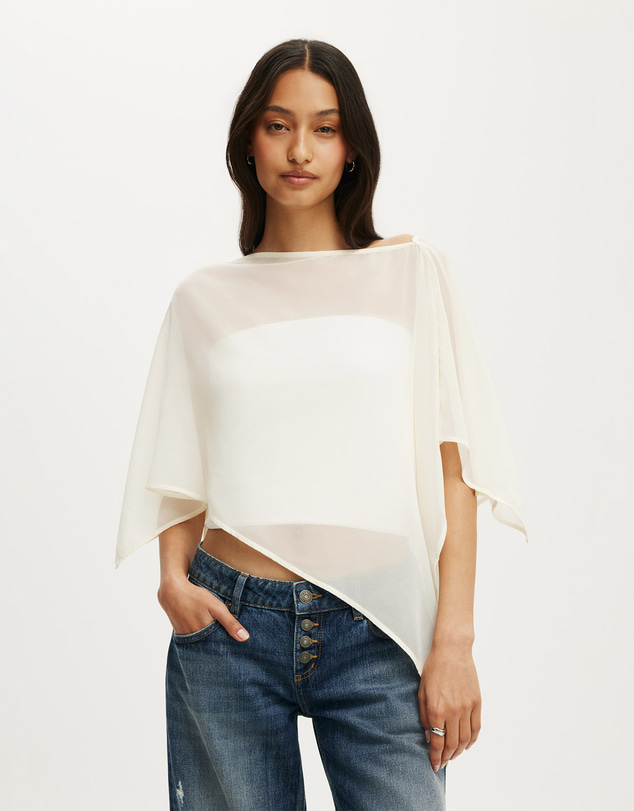Cotton On - Chiffon Poncho