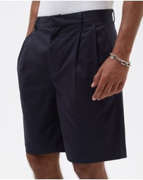 AERE - Cedric Pleated Shorts