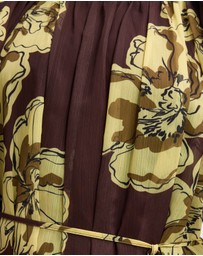 The Fated - Noa Puff Sleeve Midi Dress