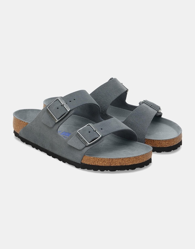 Birkenstock - Arizona SFB Tonal Footbed Suede Leather Narrow - Unisex