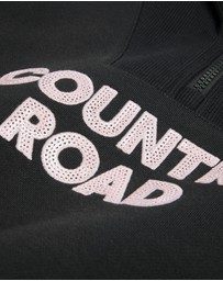 Country Road - Australian Cotton Blend Sequin Half Zip Sweat