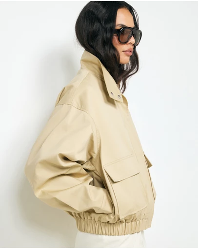 AERE - Ines Funnel Neck Bomber