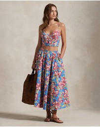 Polo Ralph Lauren - Floral Cotton Bustier Top - ICONIC EXCLUSIVE