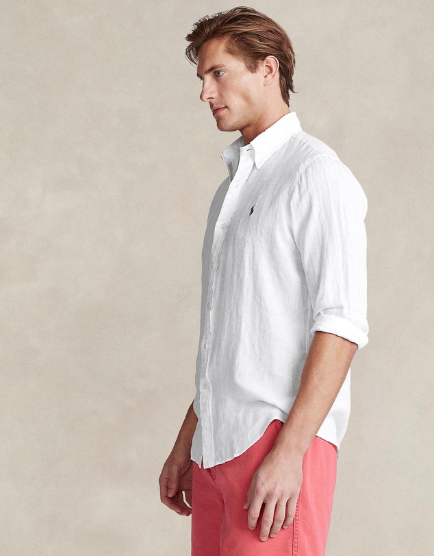 Polo Ralph Lauren - Custom Fit Linen Shirt- ICONIC EXCLUSIVE