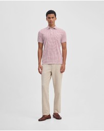 Oxford - Milo Print Jersey Polo With Pocket
