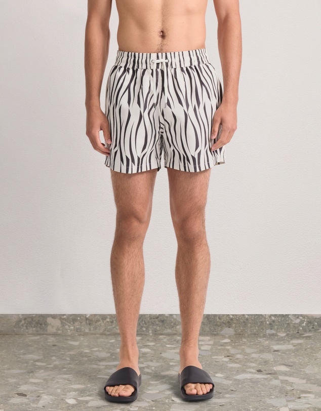 Frescobol Carioca - Rio Vento Print Swim Shorts