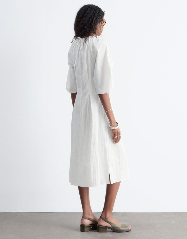 & Other Stories - Sculptural Drawstring Midi Dress