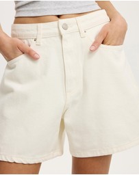 Cotton On - High 90s Denim Shorts