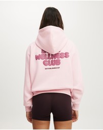Cotton On Body Active - Plush Premium Graphic Raglan Hoodie