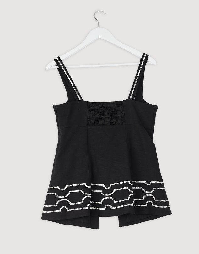 Revibe - Repaired BY JOHNNY. Paradise Lace Up Camisole - AU 12