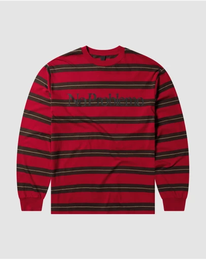 No Problemo - No Problemo Striped LS Tee