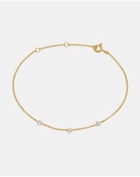 SAINT VALENTINE - Floating Stone Bracelet - Gold