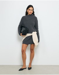 AERE - Neria Wool Blend Knit Dress