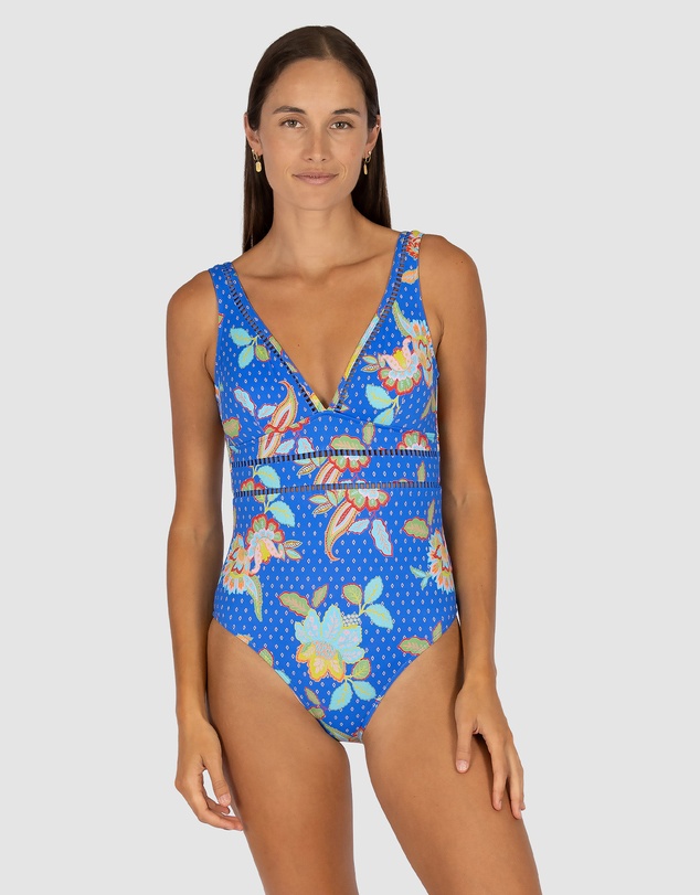 Baku Swimwear - Spice Temple Longline One Piece Swimsuit