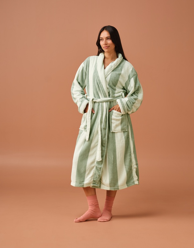 Linen House - Ocean City Plush Robe