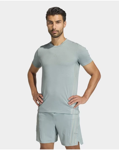 adidas Performance - Designed 4 Training 3-Stripes Tee Mens