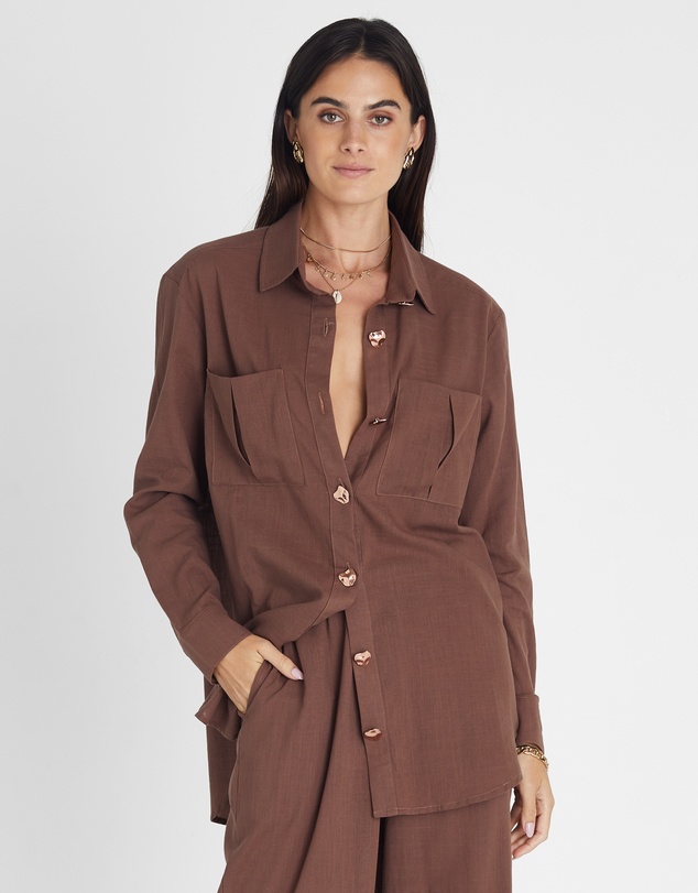 Heaven Australia - Garnet Boyfriend Shirt