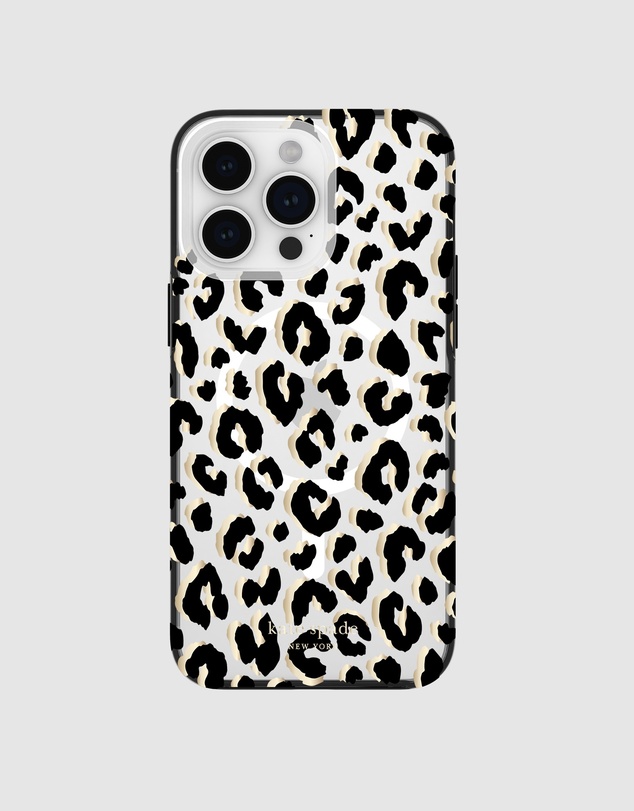 Kate Spade - Kate Spade City Leopard MagSafe for iPhone 15 Pro