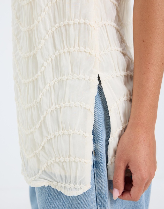 Calli - Olympia Textured Tunic Top