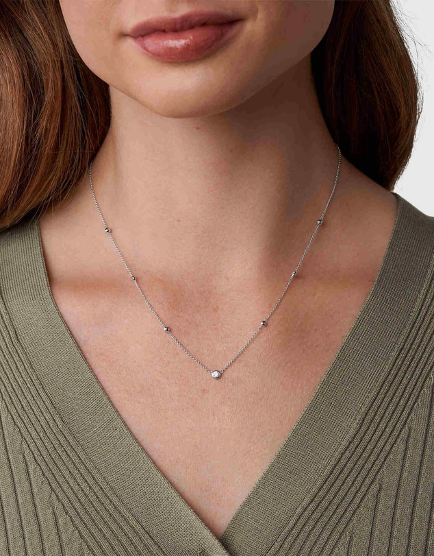 Fossil - Glitz By The Yard Silver Tone Jewellery Set