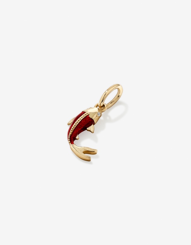 Michael Hill - Koi Fish Pendant with Cubic Zirconia in 10kt Gold