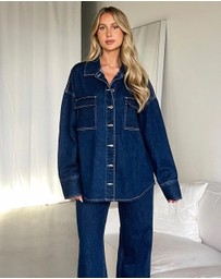 Dazie - Copenhagen Denim Shacket