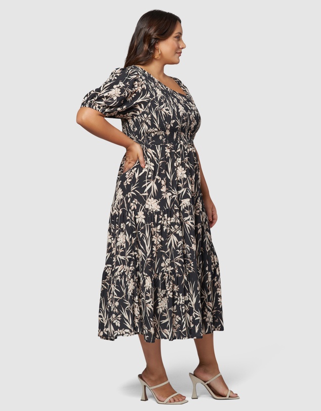 Something 4 Olivia - Ella Asymmetric Midi Dress