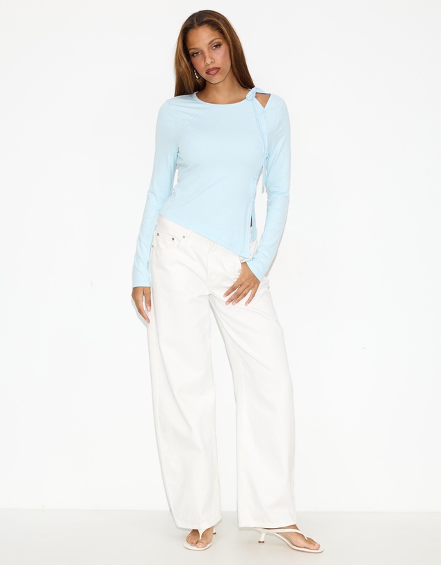 Dazie - Autumn Tie-Shoulder Top