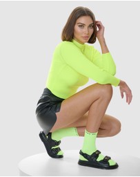 High Heel Jungle - Neon Statement Sock