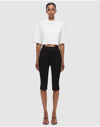 MISHA - The Oversized Cropped Tee