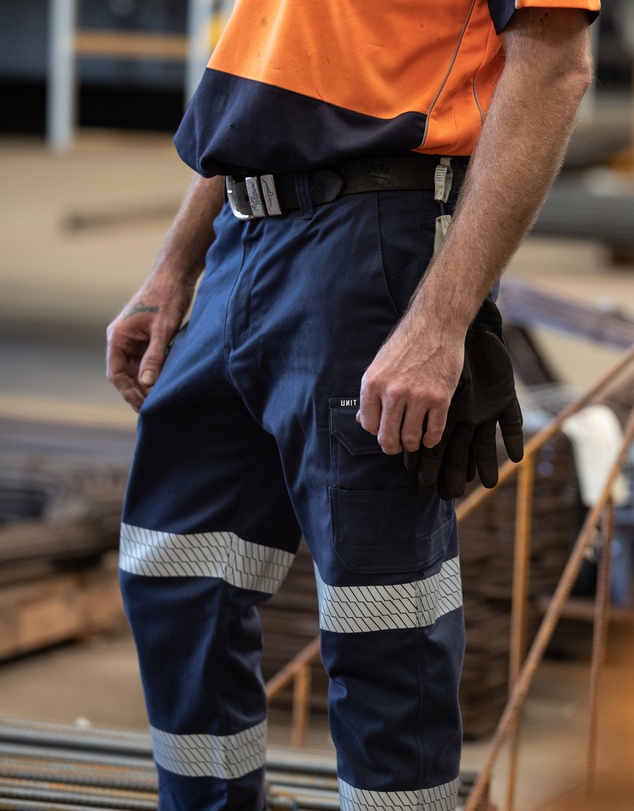 UNIT Workwear - UNIT Men's Work Pants Strike Reflective