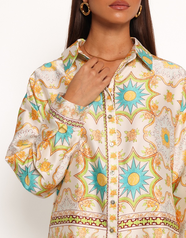 Petal & Pup - Gretel Shirt - White Multi