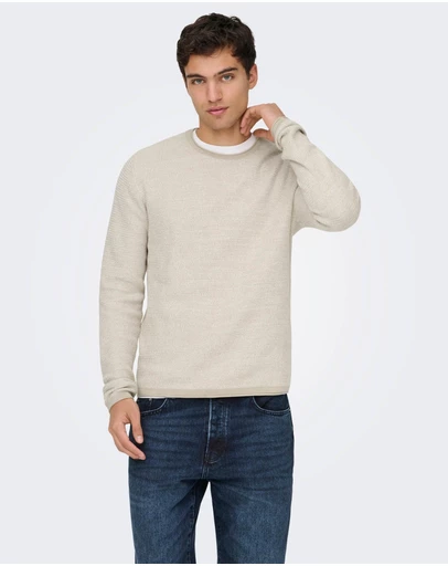 Only & Sons - Eric Structured Knit Pullover