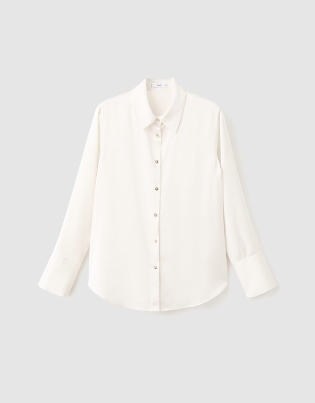 M.N.G - Satin Finish Flowy Shirt