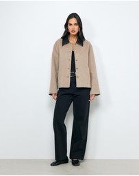 AERE - Maya Double Faced Wool Blend Jacket