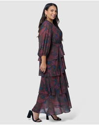 Pink Dusk by Curve Project - Temptress Maxi Dress