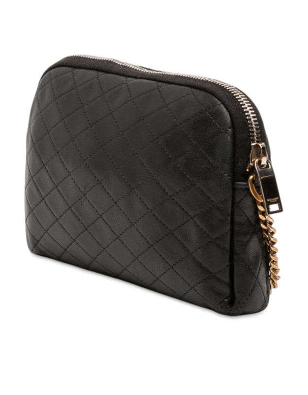 Pre-Loved by Azura Reborn - Pre-Loved Mini Quilted Lambskin Gaby Zippered Pouch