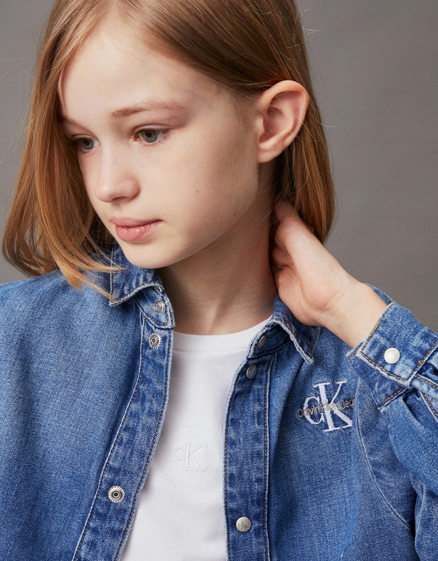 Calvin Klein Jeans - Girls Relaxed Denim Shirt
