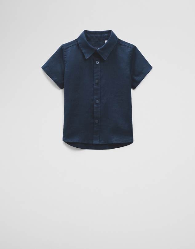 Country Road - Organically Grown Short Sleeve Linen Shirt