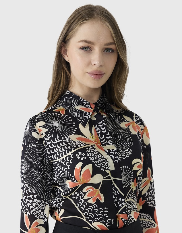 Farage - Abstract Floral Shirt