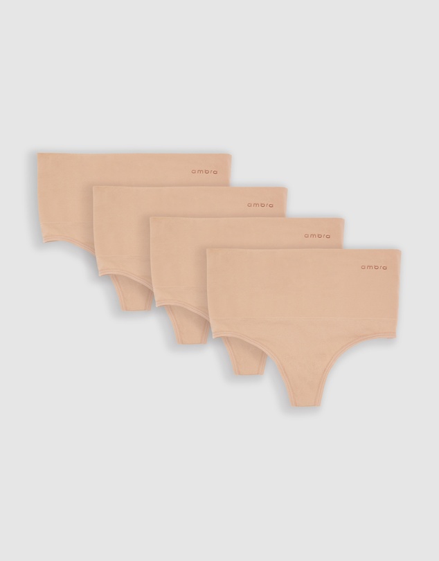 Ambra - 4 Pack Seamless Smoothies G String