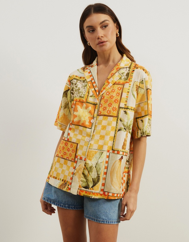 Atmos&Here - Paradise Linen Blend Shirt