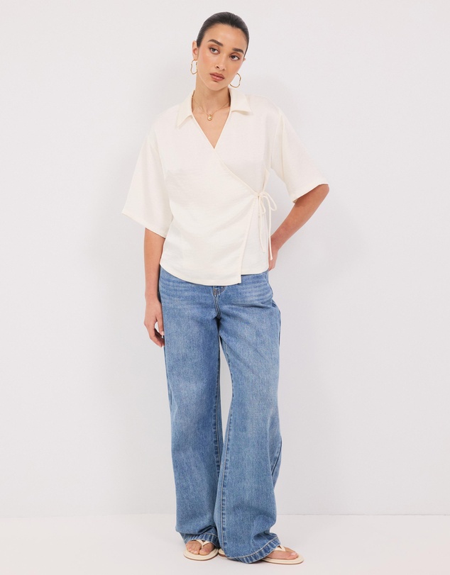 Calli - Easton Satin Shirt