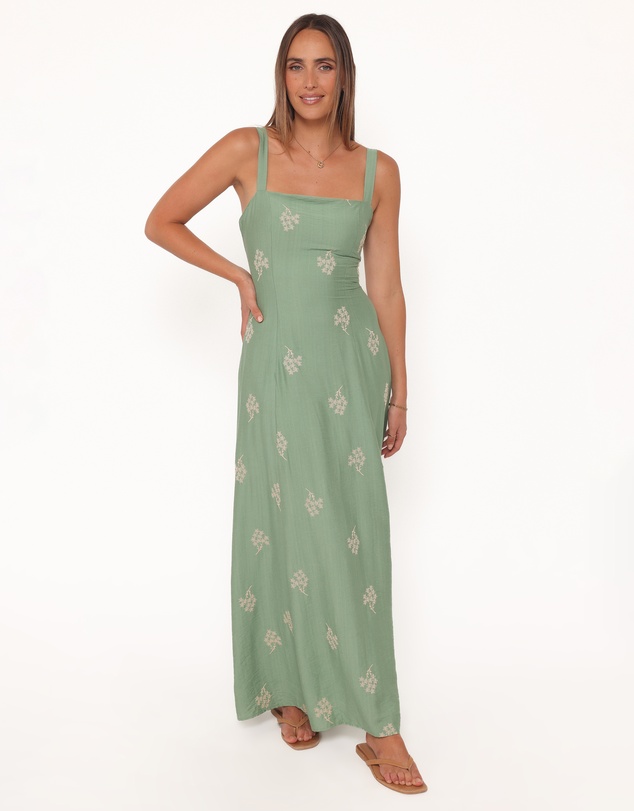 Petal & Pup - Oregon Maxi Dress - Green