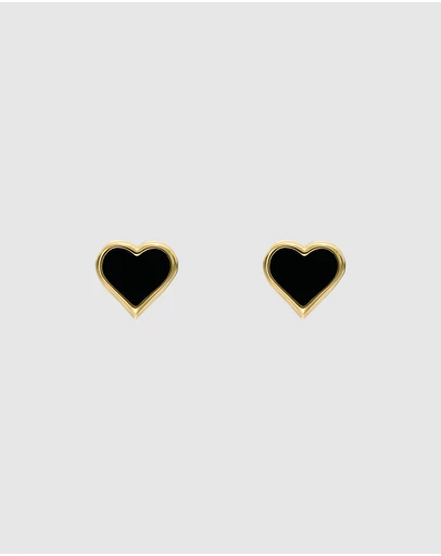 Ted Baker - HAILEY: Enamel Heart Stud Earrings