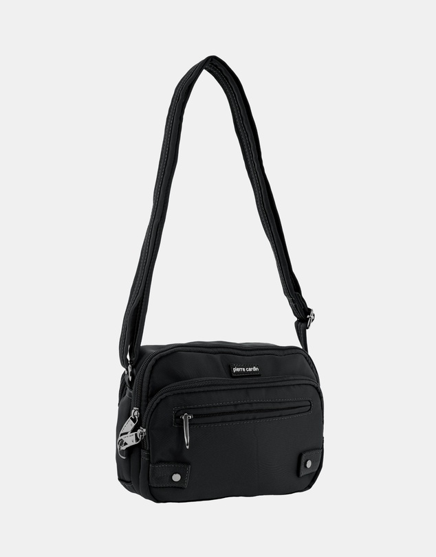 Pierre Cardin - Pierre Cardin Nylon Anti-Theft Cross Body Bag