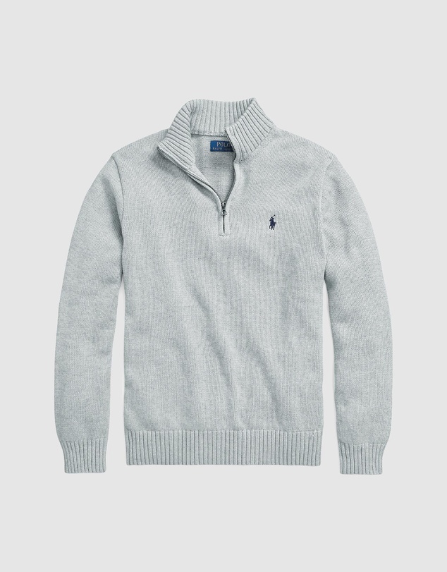 Polo Ralph Lauren - Cotton Quarter-Zip Sweater