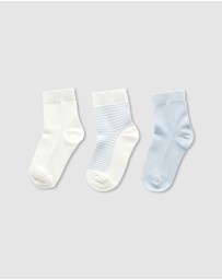 Purebaby - 3 Sock Pack-Kids-Babies