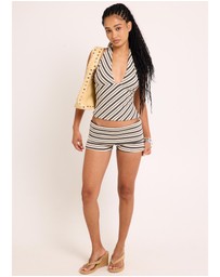 Insight - Danni Stripe Halter Top