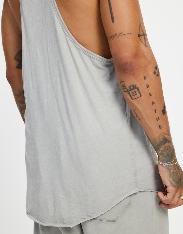 Surrounded By Ghosts - The Travertine Cotton Singlet